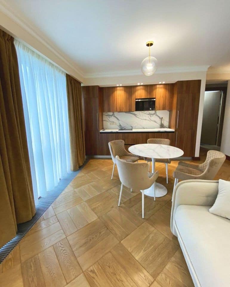 2-комн. апартаменты 63 м² с ремонтом в «Поклонной 9»